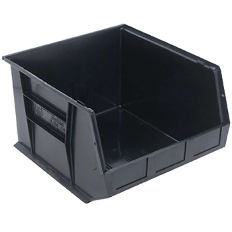 Ultra Stack and Hang Bin, 18 x 16-1/2 x 11in, Conductive Black, 3 per Case